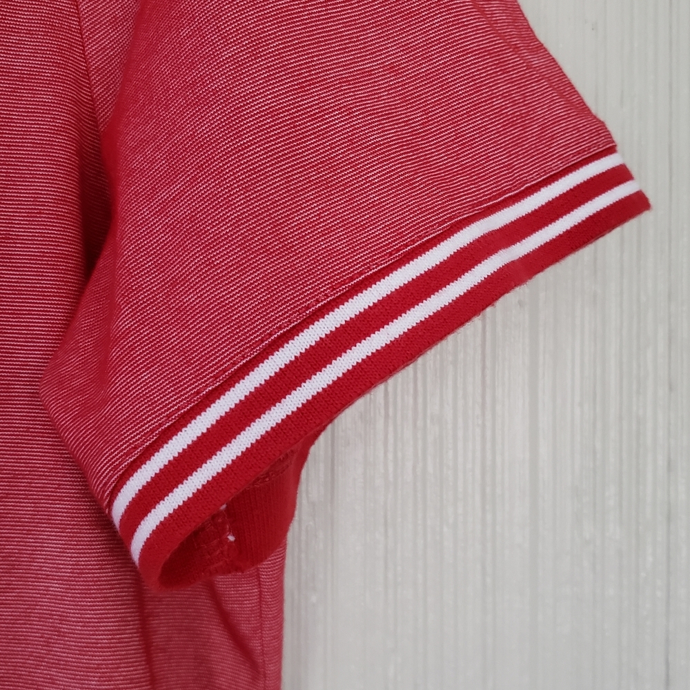 Perry Ellis Men's Red Polo Shirt, Sz XL - Picture 4 of 8